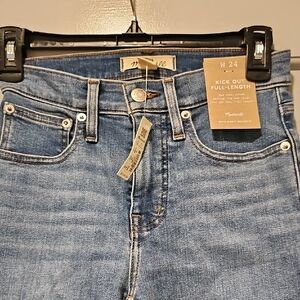 Madewell Blue Flare & Wide Leg Jeans